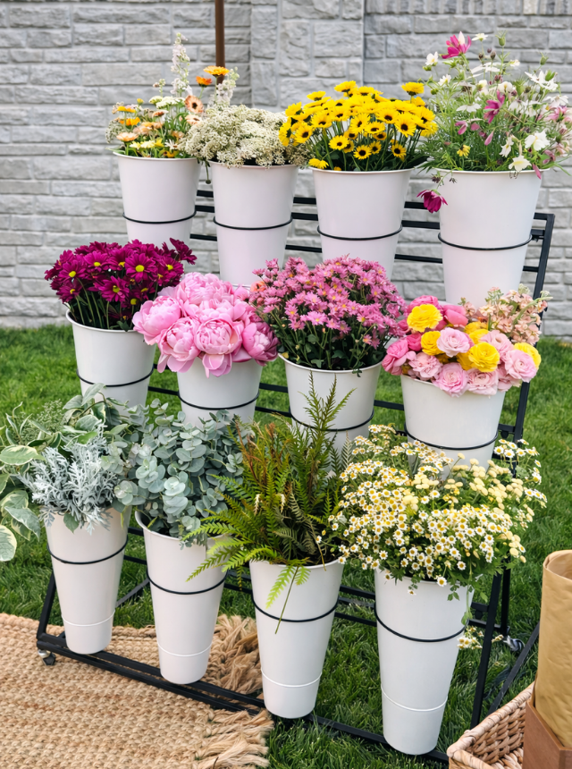 Collection of potted plants