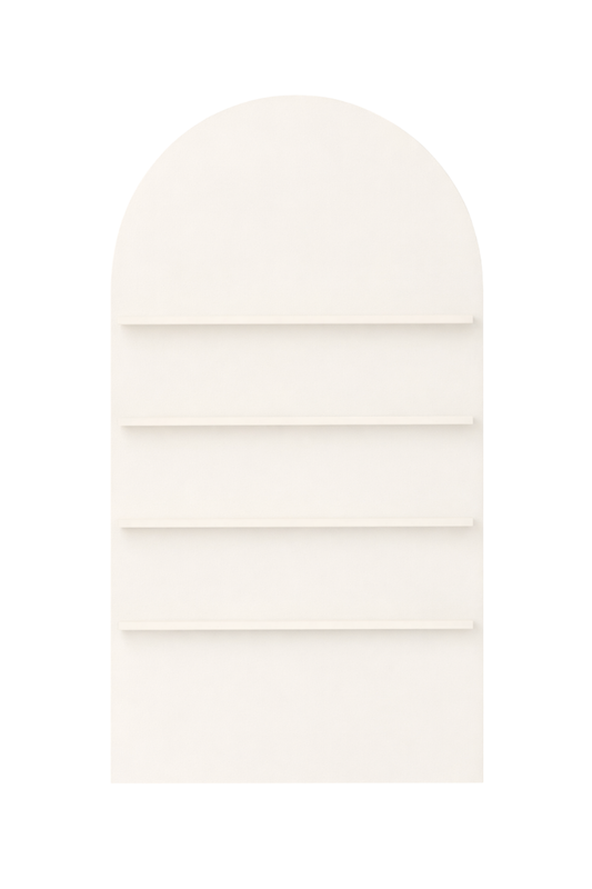 Collapsible Arch with Interchangeable Shelves
